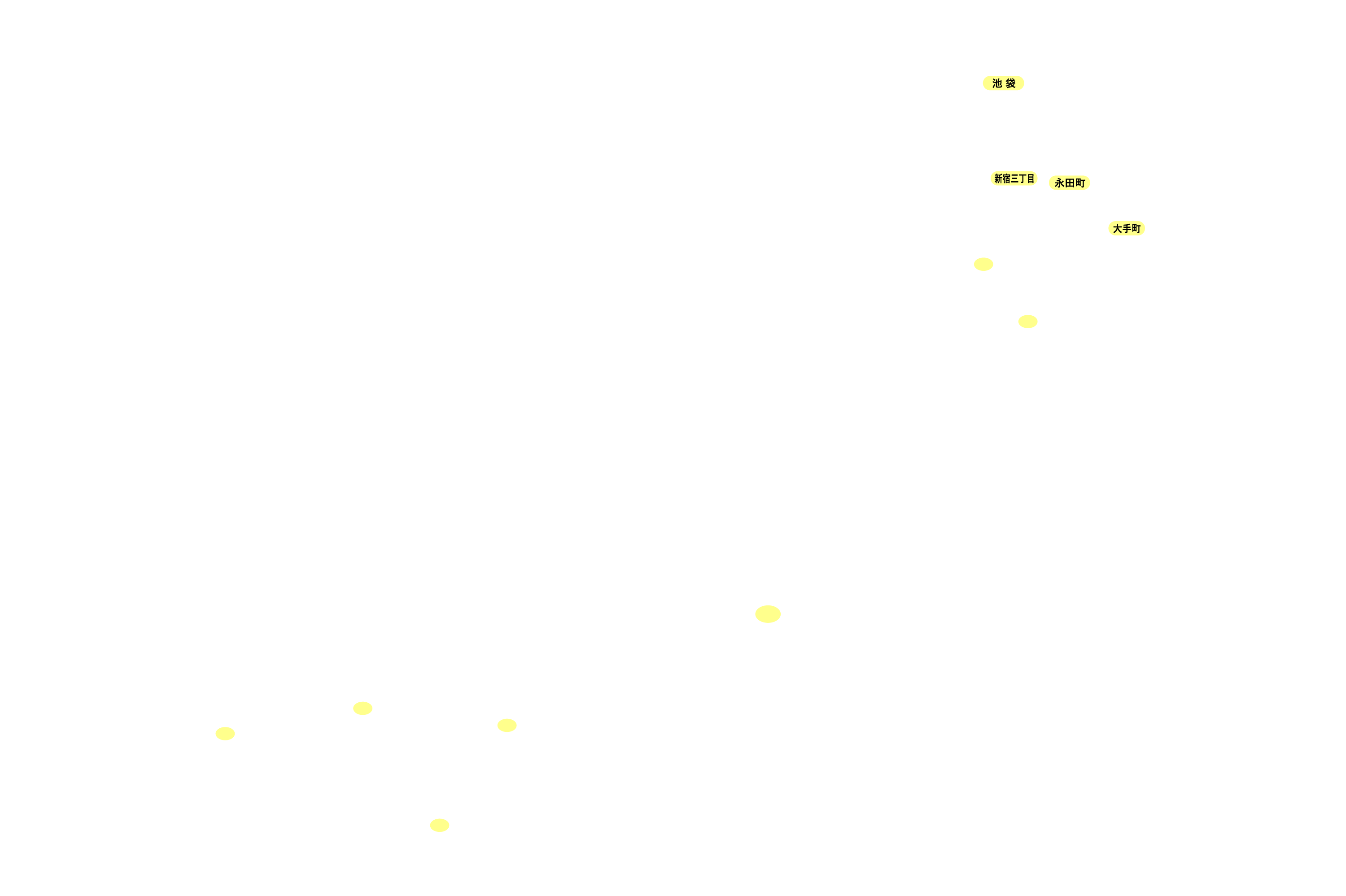 路線図　イルミネーション